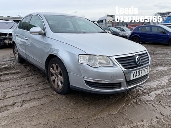 Location: Leeds - 2007 VOLKSWAGEN PASSAT SE TDI 140 4 Door Saloon REG: YA07YTL, Keys: No, MOT Expiry date: 09-06-2027, 1968 Diesel, 6 Speed Manual Diesel, Former Keepers: 7