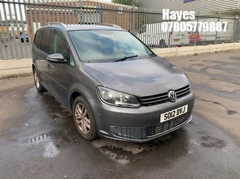Location: HAYES / HEATHROW - 2012 VOLKSWAGEN TOURAN SE TDI MPV REG: SO12DVJ, 1598cc Diesel, 6 Speed Manual Diesel, Former Keepers: 1, Keys: No, MOT: Expiry date03/02/2027