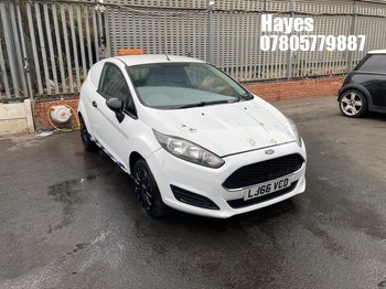 Location: Hayes - 2016 FORD FIESTA BASE TDCI Car Derived Van REG: LJ66VCD, Keys: No, MOT Expiry date: 14/12/2026, 1499 Diesel, 5 Speed Manual Diesel, Former Keepers: 3