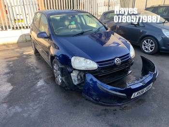 Location: Hayes - 2006 VOLKSWAGEN GOLF SE AUTO 5 Door Hatchback REG: LR06OBH, Keys: No, MOT Expiry date: 02/02/2027, 1598 Petrol, 6 Speed Auto Petrol, Former Keepers: 10