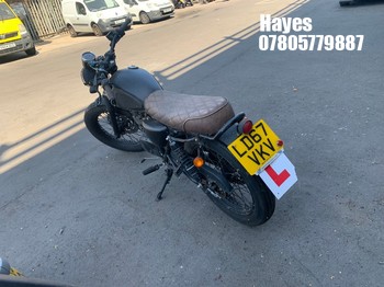 Location: Hayes - 2017 MUTT MONGREL 125 Motorcycle REG: LD67VKV, Keys: No, MOT Expiry date: 25/01/2025, 125 Petrol, MANUAL, Former Keepers: 1