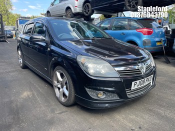 Location: Stapleford - 2008 VAUXHALL ASTRA SRI CDTI 150 XPACK 5 Door Hatchback REG: PJ08PKD, Keys: Yes, MOT Expiry date: 09/06/2026, 1910 Diesel, 6 Speed Manual Diesel, Former Keepers: 10