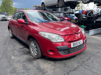 Location: Stapleford - 2010 RENAULT MEGANE EXPRESSION DCI 86 5 Door Hatchback REG: BK10WZJ, Keys: Yes, MOT Expiry date: 30/12/2025, 1461 Diesel, 5 Speed Manual Diesel, Former Keepers: 5