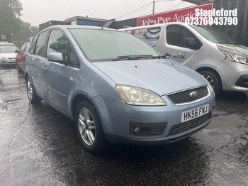 Location: Stapleford - 2006 FORD FOCUS C-MAX ZETEC AUTO MPV REG: HK56FNJ, Keys: Yes, MOT Expiry date: 16/01/2027, 1999 Petrol, 4 Speed Auto Petrol, Former Keepers: 3