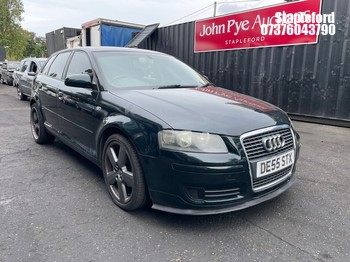 Location: Stapleford - 2005 AUDI A3 SE TDI 5 Door Hatchback REG: DE55STX, Keys: Yes, MOT Expiry date: 04/02/2027, 1896 Diesel, 5 Speed Manual Diesel, Former Keepers: 12