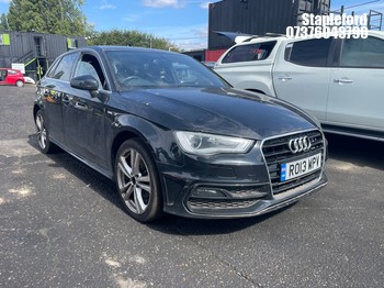 Location: Stapleford - 2013 AUDI A3 S LINE TDI 5 Door Hatchback REG: RO13WPV, Keys: Yes, MOT Expiry date: 29/01/2027, 1968 Diesel, 6 Speed Manual Diesel, Former Keepers: 4