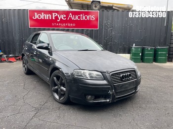 Location: Stapleford - 2007 AUDI A3 SPORT TDI 5 Door Hatchback REG: YR07FNY, Keys: Yes, MOT Expiry date: 03/12/2026, 1896 Diesel, 5 Speed Manual Diesel, Former Keepers: 9