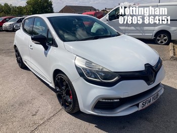 Location: Nottingham - 2014 RENAULT CLIO RENAULTSPORT LUX AUT 5 DOOR HATCHBACK REG: SF14YUB, 1618cc PETROL, 6 SPEED AUTO PETROL, Former Keepers: 5, Keys: Yes, MOT Expiry date: 19/04/2025
