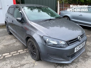 Location: Manchester - 2014 VOLKSWAGEN POLO S 60 5 DOOR HATCHBACK REG: GJ14XRC, 1198cc PETROL, 5 SPEED MANUAL PETROL, Former Keepers: 6, Keys: No, MOT Expiry date: 12/04/2027