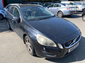 Location: Manchester - 2011 VOLVO Estate REG: MX61UFD, 1597 Petrol,, Former Keepers: 3, Keys: No, MOT Expiry date: 23/05/2026