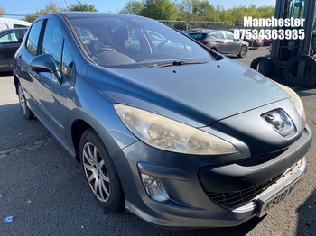 Location: Manchester - 2008 PEUGEOT 308 SE AUTO 5 Door Hatchback REG: KS08WTY, 1598 Petrol, 4 Speed Auto Petrol, Former Keepers: 9, Keys: No, MOT Expiry date: 29/01/2027