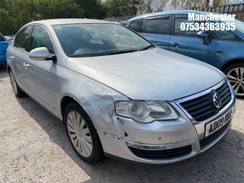 Location: Manchester - 2009 VOLKSWAGEN PASSAT H-LINE TDI 140 DSG 4 Door Saloon REG: AD09HRZ, 1968 Diesel, 6 Speed Semi Auto Diesel, Former Keepers: 10, Keys: No, MOT Expiry date: 22/06/2027