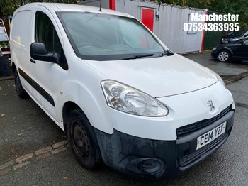 Location: Manchester - 2014 PEUGEOT PARTNER 850 S L1 HDI Panel Van REG: CE14YZX, 1560 Diesel, 5 Speed Manual Diesel, Former Keepers: 5, Keys: No, MOT Expiry date: 10/02/2026