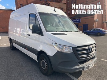 Location: Nottingham - 2019 MERCEDES-BENZ SPRINTER 314 CDI PANEL VAN REG: WR69CHO, 2143CC DIESEL, 6 SPEED MANUAL DIESEL, Former Keepers: 0, Keys: Yes, MOT Expiry date: 29/09/2026