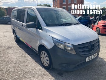 Location: Nottingham - 2019 MERCEDES-BENZ VITO 111 CDI Van With Side Windows REG: BL19GWV, 1598cc Diesel, 6 Speed Manual Diesel, Former Keepers: 0, Keys: Yes, MOT Expiry date: 26/10/2026