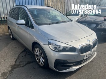 Location: BELVEDERE - 2019 BMW 218I SE AUTO Estate REG: KX19DZN, 1499cc Petrol, 7 Speed Auto Petrol, Former Keepers: 1, Keys: No, MOT: Expiry date18.11.2026