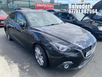 Location: BELVEDERE - 2015 MAZDA 3 SPORT NAV AUTO 4 Door Saloon REG: LS15TLY, 1998cc Petrol, 6 Speed Auto Petrol, Former Keepers: 3, Keys: No, MOT: Expiry date11/05/2026