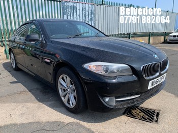 Location: BELVEDERE - 2011 BMW 520D SE 4 Door Saloon REG: NU61UFY, 1995cc Diesel, 6 Speed Manual Diesel, Former Keepers: 9, Keys: No, MOT: Expiry date06.04.2027