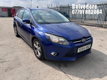 Location: Belvedere - 2014 FORD FOCUS ZETEC 125 AUTO 5 DOOR HATCHBACK REG: YC64HSD, 1596cc PETROL, 6 SPEED AUTO PETROL, Former Keepers: 3, Keys: Yes, MOT Expiry date: 07/06/2027