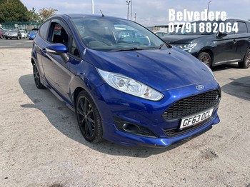 Location: Belvedere - 2013 FORD FIESTA ZETEC S 3 DOOR HATCHBACK REG: GF63OCL, 998cc PETROL, 5 SPEED MANUAL PETROL, Former Keepers: 4, Keys: Yes, MOT Expiry date: 20/12/2026