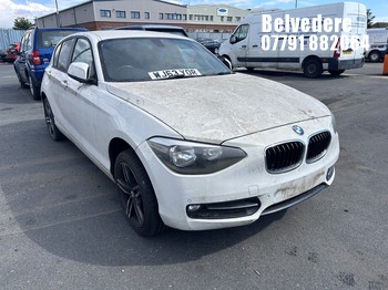 Location: Belvedere - 2013 BMW 118D SPORT 5 Door Hatchback REG: WJ63YOR, Keys: No, MOT Expiry date: 07/01/2026, 1995 Diesel, 6 Speed Manual Diesel, Former Keepers: 3