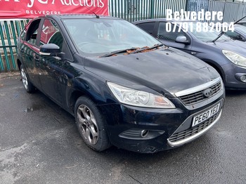 Location: Belvedere - 2010 FORD FOCUS SPORT 5 Door Hatchback REG: PE60YED, Keys: No, MOT Expiry date: 06/07/2026, 1596 Petrol, 5 Speed Manual Petrol, Former Keepers: 7