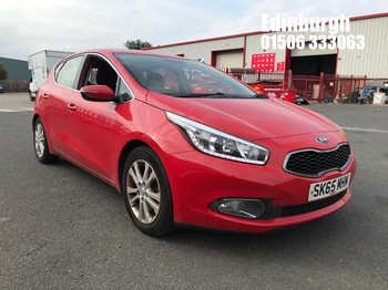 Location: Edinburgh - 2015 KIA CEED 2 ECODYNAMICS 5 Door Hatchback REG: SK65MHM, Keys: Yes, MOT Expiry date: 24/09/2026, 1591 Petrol, 6 Speed Manual Petrol, Former Keepers: 3