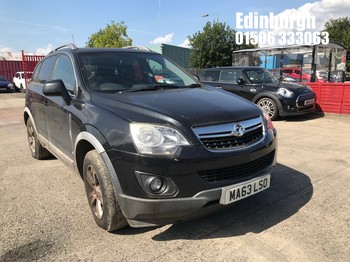 Location: Edinburgh - 2013 VAUXHALL ANTARA EXCLUSIV CDTI S/S 5 Door Hatchback REG: MA63LSO, Keys: Yes, MOT Expiry date: 29/08/2025, 2231 Diesel, 6 Speed Manual Diesel, Former Keepers: 4