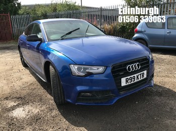 Location: Edinburgh - 2016 AUDI A5 S LINE BLACK ED + TDI 5 Door Hatchback REG: R99KTR, Keys: No, MOT Expiry date: 11/02/2026, 1968 Diesel, 6 Speed Manual Diesel, Former Keepers: 5