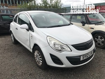 Location: Edinburgh - 2012 VAUXHALL CORSA S ECOFLEX 3 Door Hatchback REG: SY12LVV, Keys: No, MOT Expiry date: 27/11/2025, 998 Petrol, 5 Speed Manual Petrol, Former Keepers: 3
