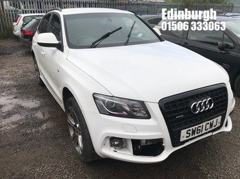 Location: Edinburgh - 2011 AUDI Q5 SLINE SP ED TDIQUAT170 Estate REG: SW61CWJ, Keys: No, MOT Expiry date: 13/10/2026, 1968 Diesel, 6 Speed Manual Diesel, Former Keepers: 7