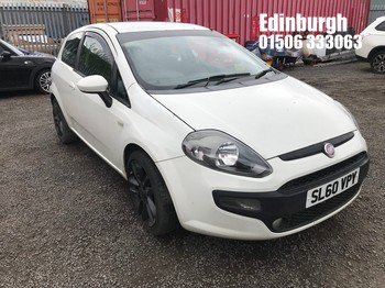 Location: Edinburgh - 2010 FIAT PUNTO EVO GP 3 Door Hatchback REG: SL60VPY, Keys: No, MOT Expiry date: 06/11/2026, 1368 Petrol, 5 Speed Manual Petrol, Former Keepers: 7