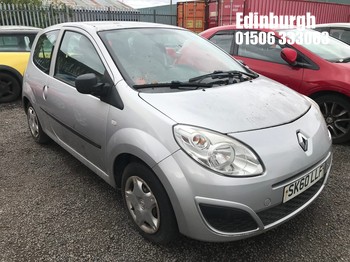 Location: Edinburgh - 2010 RENAULT TWINGO EXPRESSION 3 Door Hatchback REG: SK60LLF, Keys: No, MOT Expiry date: 19/02/2026, 1149 Petrol, 5 Speed Manual Petrol, Former Keepers: 4