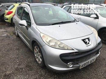 Location: Edinburgh - 2009 PEUGEOT 207 SPORT SW HDI Estate REG: KR09AEV, Keys: No, MOT Expiry date: 27/08/2025, 1560 Diesel, 5 Speed Manual Diesel, Former Keepers: 7