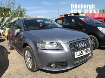 Location: Edinburgh - 2007 AUDI A3 SPECIAL EDITION 3 Door Hatchback REG: LG57HFH, Keys: No, MOT Expiry date: 27/01/2027, 1595 Petrol, 5 Speed Manual Petrol, Former Keepers: 14