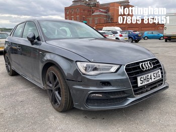 Location: Nottingham - 2014 AUDI A3 S LINE TDI 5 Door Hatchback REG: SH64SXG, Keys: No, MOT Expiry date: 04/01/2027, 1968 Diesel, 6 Speed Manual Diesel, Former Keepers: 4