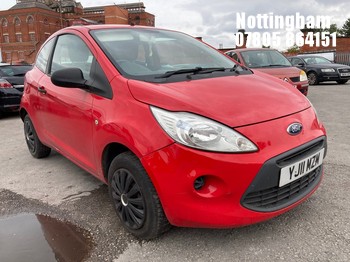 Location: Nottingham - 2011 FORD KA 3 Door Hatchback REG: YJ11MZM, Keys: No, MOT Expiry date: 23/04/2026, 1242 Petrol, Manual, Former Keepers: 3