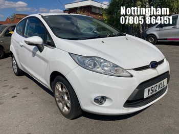 Location: Nottingham - 2012 FORD FIESTA ZETEC 3 Door Hatchback REG: YS12KLL, Keys: No, MOT Expiry date: 16/06/2026, 1242 Petrol, 5 Speed Manual Petrol, Former Keepers: 2