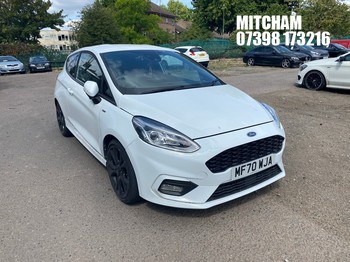 Location: Mitcham - 2020 FORD FIESTA ST-LINE X EDITION 3 Door Hatchback REG: MF70WJA, Keys: Yes, MOT Expiry date: 18/02/2026, 999 Petrol, 6 Speed Manual Petrol, Former Keepers: 5