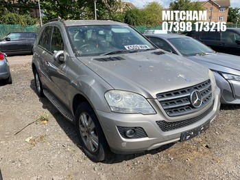 Location: Mitcham - 2009 MERCEDES ML 320 CDI SE AUTO Estate REG: KS09MHM, Keys: No, MOT Expiry date: 08/08/2026, 2987 Diesel, 7 Speed Auto Diesel, Former Keepers: 5