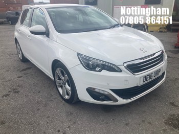 Location: Nottingham - 2016 PEUGEOT 308 ALLURE S/S AUTO 5 DOOR HATCHBACK REG: DE16URP, 1200cc PETROL, 6 SPEED AUTO PETROL, Former Keepers: 4, Keys: Yes, MOT Expiry date: 19/06/2027