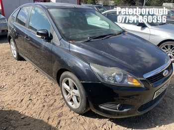 Location: Peterborough - 2009 FORD FOCUS ZETEC 100 5 Door Hatchback REG: NG09EUL, Keys: No, MOT Expiry date: 07/05/2025, 1596 Petrol, 5 Speed Manual Petrol, Former Keepers: 5