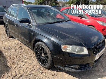 Location: Peterborough - 2006 AUDI A4 SE S LINE Estate REG: YF06PGV, Keys: No, MOT Expiry date: 27/03/2027, 1984 Petrol, 6 Speed Manual Petrol, Former Keepers: 6