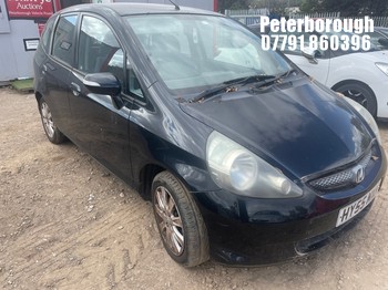 Location: Peterborough - 2005 HONDA JAZZ SE CVT 5 Door Hatchback REG: HY55MXH, Keys: No, MOT Expiry date: 10/11/2025, 1339 Petrol, Variable Speed Auto Petrol, Former Keepers: 4