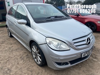 Location: Peterborough - 2008 MERCEDES B180 CDI SE MPV REG: AP08PGX, Keys: No, MOT Expiry date: 28/05/2026, 1992 Diesel, 6 Speed Manual Diesel, Former Keepers: 8