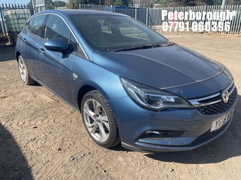 Location: Peterborough - 2016 VAUXHALL ASTRA SRI 5 Door Hatchback REG: YG16VDR, Keys: No, MOT Expiry date: 27/03/2026, 1399 Petrol, 5 Speed Manual Petrol, Former Keepers: 4