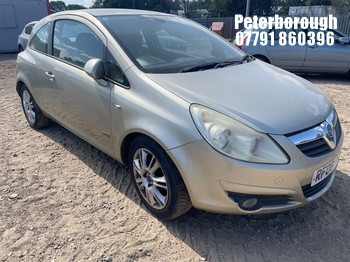 Location: Peterborough - 2008 VAUXHALL CORSA DESIGN AUTO 3 Door Hatchback REG: RF08PUU, Keys: No, MOT Expiry date: 25/03/2027, 1364 Petrol, 5 Speed Auto Petrol, Former Keepers: 8