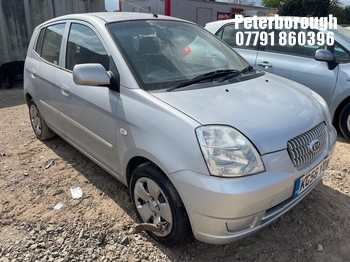 Location: Peterborough - 2006 KIA PICANTO LX 5 Door Hatchback REG: KG56YOW, Keys: No, MOT Expiry date: 07/03/2026, 1086 Petrol, 5 Speed Manual Petrol, Former Keepers: 5