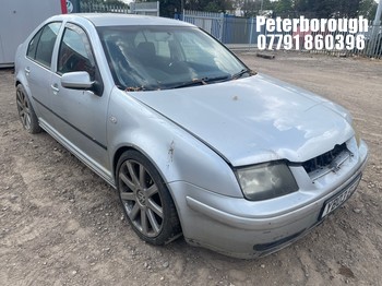 Location: Peterborough - 2003 VOLKSWAGEN BORA S TDI 4 Door Saloon REG: YB03ECX, Keys: No, MOT Expiry date: 31/05/2026, 1896 Diesel, 5 Speed Manual Diesel, Former Keepers: 8
