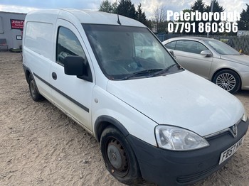 Location: Peterborough - 2008 VAUXHALL COMBO 1700 CDTI Car Derived Van REG: FB57KNL, Keys: No, MOT Expiry date: 16/04/2026, 1248 Diesel, 5 Speed Manual Diesel, Former Keepers: 4